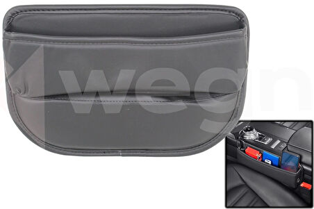 ARAÇ İÇİ KOLTUK ARASI ORGANİZERİ SİYAH AKSESUAR