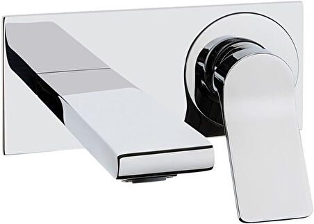 VitrA Memoria A42345 Ankastre Lavabo Bataryası, Sıva Üstü, Krom