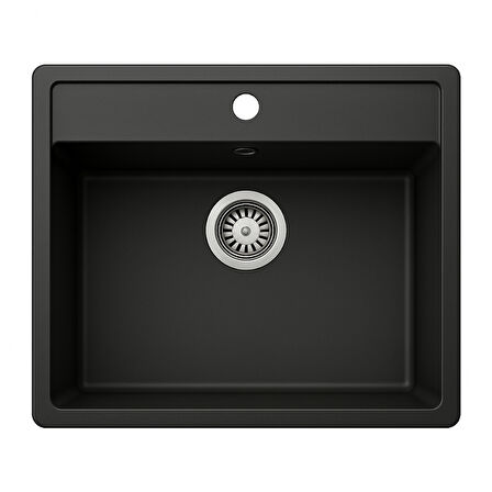 Granit Evye KOMORI Series Black 58,5x49,5 (SİYAH) 