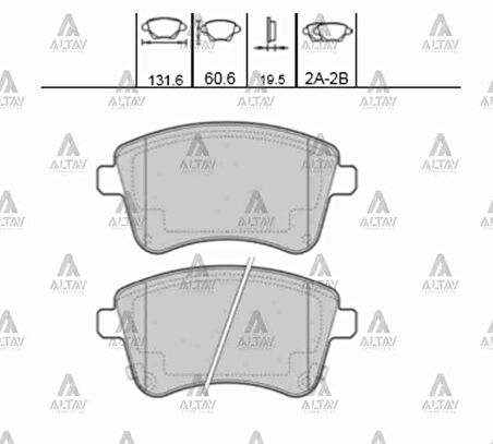 FREN BALATA 9-20 2010-2013 / VENGA 2011 ÖN 58101 1PA00