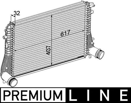 TURBO RADYATÖRÜ INTERCOOLER GOLF 6-JETTA-SCIROCCO-TOURAN-CADDY-OCTAVIA-A3-1.6-2.0 TDI 617X407X32 1K0145803AS 1K0145803AF 5C0145803A