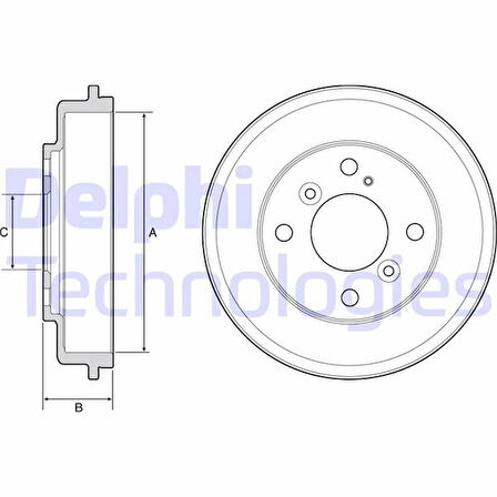 ARKA FREN KAMPANA FIESTA 2008-2014 200 / 40 MM 1523797 1535923 85511113AA