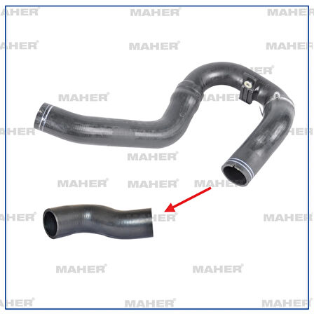 HORTUM TURBO (BÜYÜK PLASTİK PARÇA HARİÇ) DOBLO 2009 1.3 MULTIJET Y.M 51810956