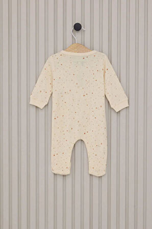 U.S.Polo Kız Bebek Patikli Tulum USB2110 Krem