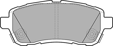 ÖN BALATA FIESTA 6 1.4-1.4TDCİ 1.6 TDCI 2008SWIFT 2010 JUSTY 2007 MAZDA 2 2007 SIRION 2008 FTE KIRMIZI KUTU 1550219 85512K021AA 04465B1120