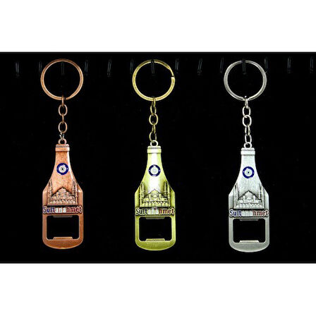 Metal Sultanahmet Anahtarlık Ve Açacak Model 1 