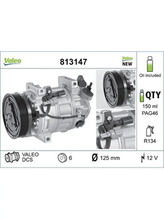 KLIMA KOMPRESORU LAGUNA III 0715 LATITUDE 10 1.5 DCI 1.6 16V