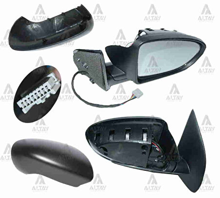 AYNA DIŞ DİKİZ QASHQAI 2007-2013 ELEKTRİKLİ ISITMALI OTOMATİK KATLANIR 7 FİŞLİ SAĞ 96301 JD84A