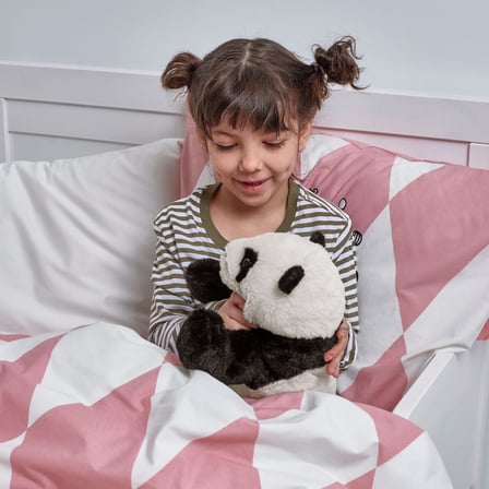 Yumuşak Oyuncak, Beyaz-Siyah, 30 cm, Panda