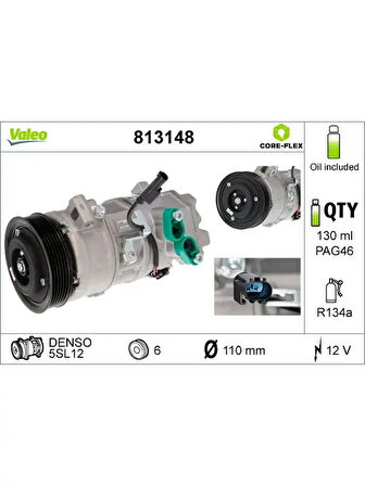 KLIMA KOMPRESORU BMW N43 B16 N46 B20 E87 E90  X1 E84