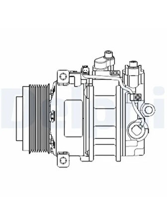 KLIMA KOMPRESORU ML-CLASS W164 0508 GL-CLASS X164 0609