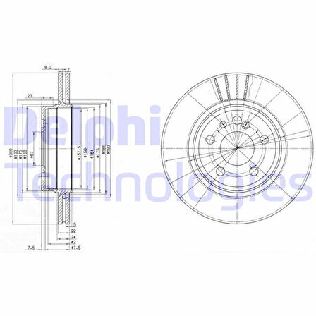 FREN DISKI ARKA MERCEDES S-CLASS W140 W220 A1404230412