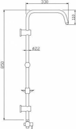Tema Tepe Duş Seti Rain Pratik Quadro - Yağmurlama Duş 53260 SHOWER SET