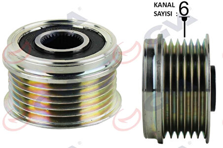 ALTERNATÖR KASNAĞI ASTRA H-COMBO C-CORSA C-D-MERIVA 1.3 CDTI-DOBLO-GRANDE PUNTO-LINEA 1.3 MTJ 93192631 77362721 55186280 1204517