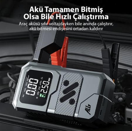 Turbo akü takviye cihazı ve araba lastik kompresörü Fiat doblo egea marea linea için