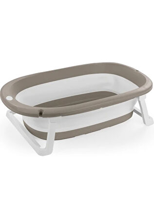 7273 KATLANABİLİR ÜÇLÜ BEBEK BANYO SETİ STONE GRİ