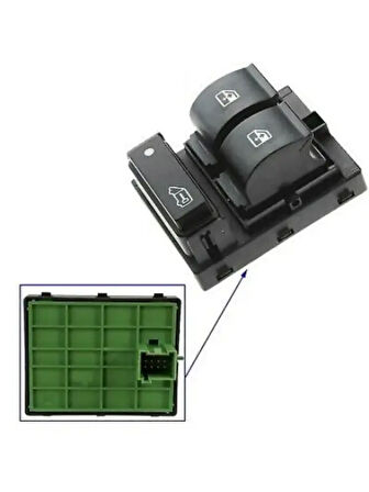CAM ACMA KUMANDA ANAHTARI SOL (CERCEVESIZ YESIL) BOXER IV JUMPER IV DUCATO IV 14 /