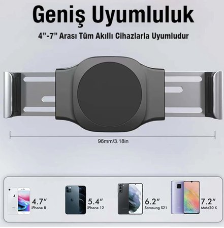 Premium Tesla Model Y için manyetik mıknatıslı araç içi telefon tutucu güçlü mıknatıs