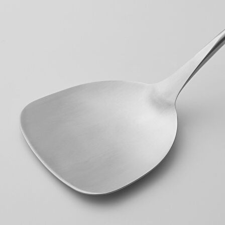 Spatula, paslanmaz çelik-ceviz, 37 cm