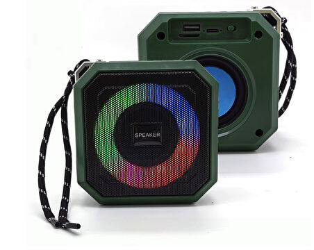 Bluetooth kablosuz ses bombası Hoparlör Tüm telefonlarla uyumlu Standlı sd kart radyo özellikli