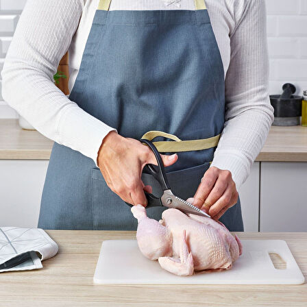 Mutfak makası, paslanmaz çelik-siyah, 22 cm