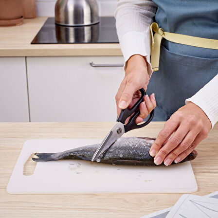 Mutfak makası, paslanmaz çelik-siyah, 22 cm