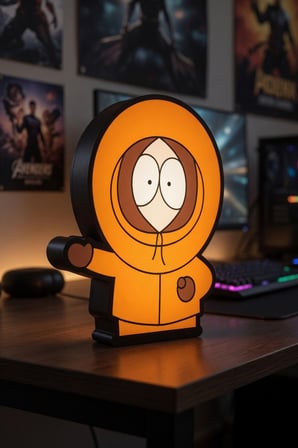 South Park Kenny McCormick Tasarımlı Dekoratif Aydınlatma (25x22cm)