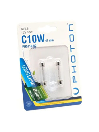 C10W 12V 41mm. SOFIT 2'LI BLISTER