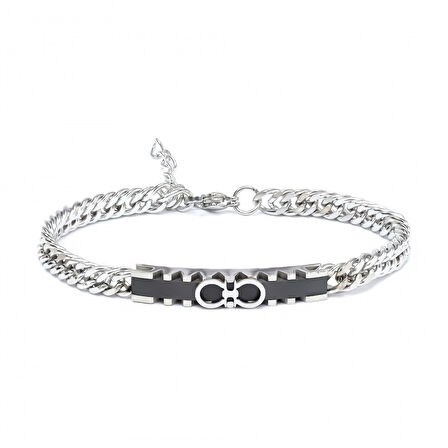  FM Sonsuzluk Motifli Çelik Bileklik 3183EBF1D1 