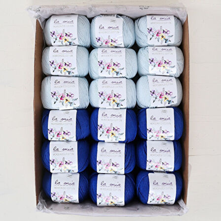 La Mia Mercerized Cotton Safir Seti