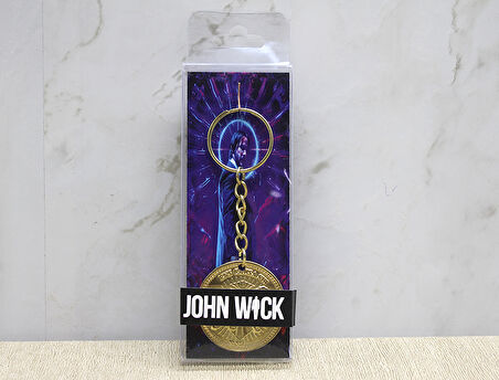 Metal John Wick Anahtarlık 