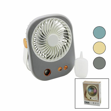 Su Spreyli Masaüstü USB Mini Fan 