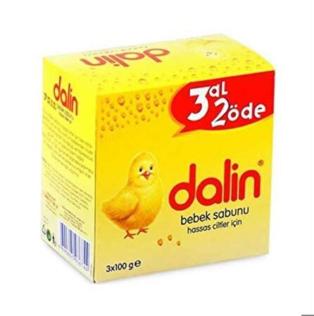 Dalin Bebek Sabunu Klasik 3'Lü 3x100 Gr 