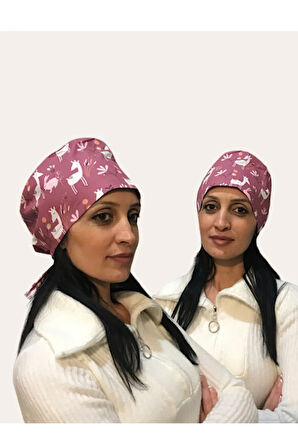 Cerrahi Bone Lastikli Ve Bağcıklıdır Doktor Hemşire Bonesi