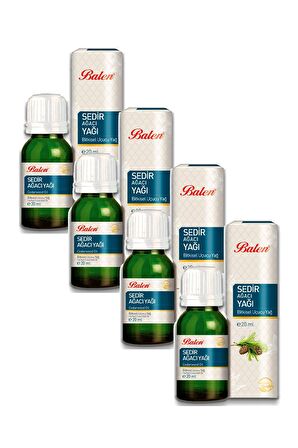 Balen Sedir Ağacı Yağı Distilasyon 20 ml 4 Adet