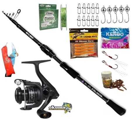 Okuma Revenger 2000 2.10mt 1-10gr Micro Tele Lrf Olta Takımı Seti