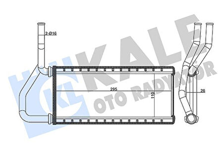 KALORİFER RADYATÖRÜ HONDA CR-5 2.0L K20 RD8 2002-2006 - ALEMİNYUM 79110SCAA01