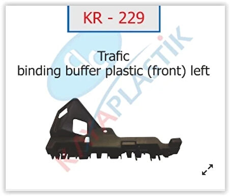 ÖN TAMPON BAĞLANTI AYAĞI SOL TRAFIC 622204446 620505064R