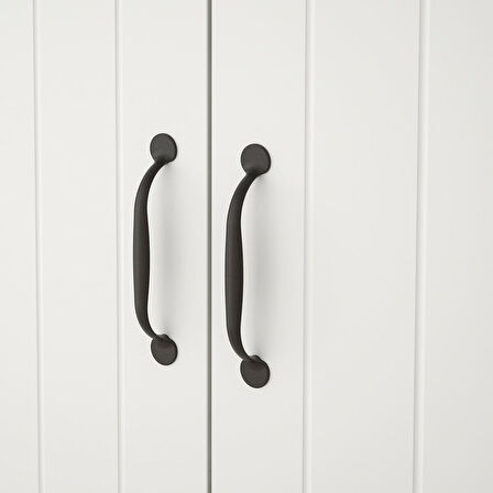 Büfe, beyaz, 120x38x90 cm