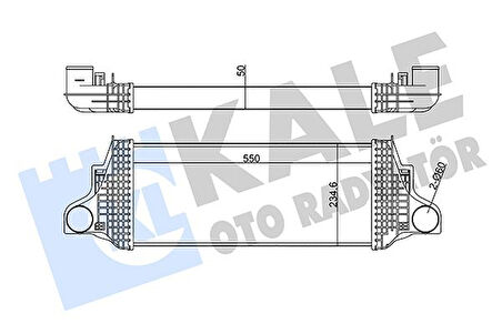 TURBOSARJ RADYATORU MERCEDES 10164 W164 W251 A1645001900