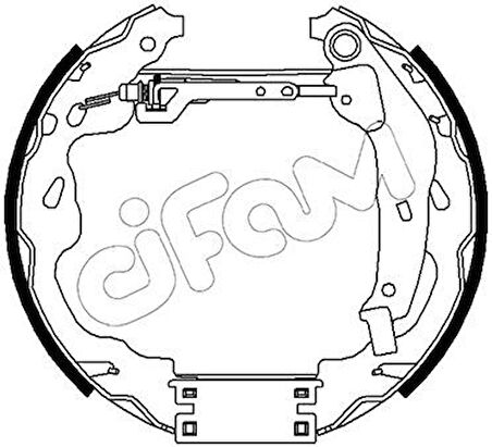 ARKA FREN BALATA YAY TAKIMI SİLİNDİR KİTİ CITRO N C1 2 2014 PEUGEOT P108 2014 TOYOTA AYGO 2014 4241 N2 4242 28 4402 F0 4310 28