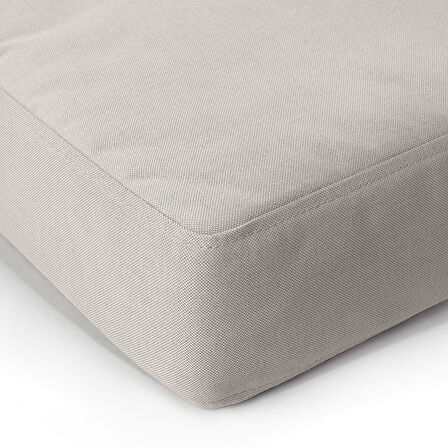 Tekli koltuk minderi, vissle bej