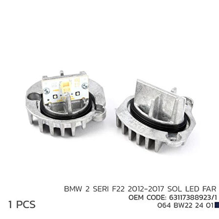 BMW 2 F22 2012-2017 SOL LED FAR MODL 63117388923/1 63117388923 1