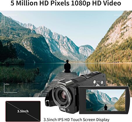 ORDRO AX65 Canlı Yayın Kamerası Video Kamera Full HD 60FPS - 4K