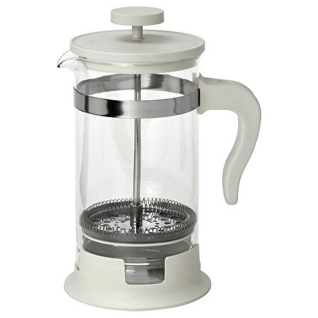 French press, paslanmaz çelik-kırık beyaz, 1 lt