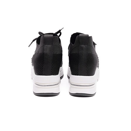 Yüksek Taban Taşlı Kadın Sneaker