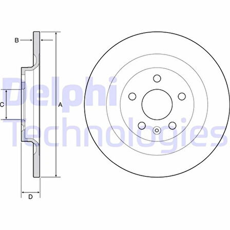 ARKA FREN DİSKİ VOLVO XC40 536 2017 2021  CAP 30210 5 BIJON 16 İNÇ 31471477 32300123