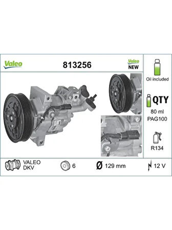 KLIMA KOMPRESORU LOGAN SANDERO LODGY DUSTER FLUENCE 1,5 DCI K9K 08