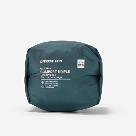 Kamp Uyku Tulumu - Mavi - Comfort 10 °C Konfor