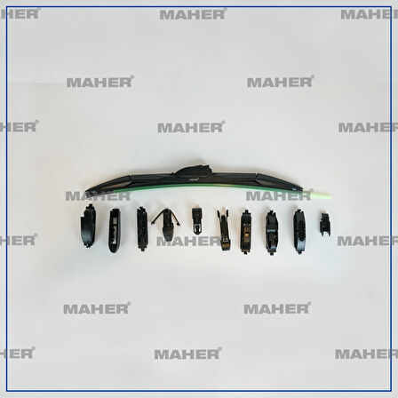 SİLECEK SÜPÜRGESİ TEK TİP ÜNİVERSAL 11 APARATLI 17 HYBRID (430MM) 29948